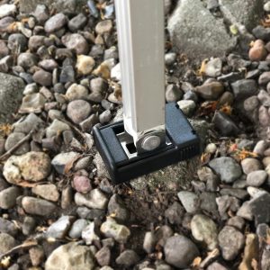 Anprobe Thule Markisen Wandhalter