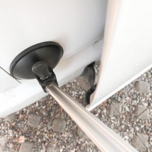 DIY Markisen-Wandhalter hinter VW-Bus Schiebetuer