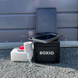 BOXIO Campingtoilette in Einzelteilen