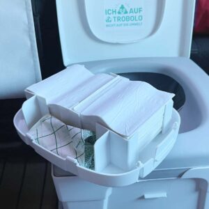 Zusatzbehälter für Papier und Beutel