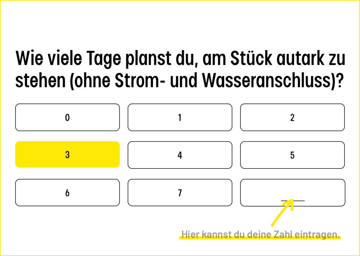 Wie lange stehst du frei?