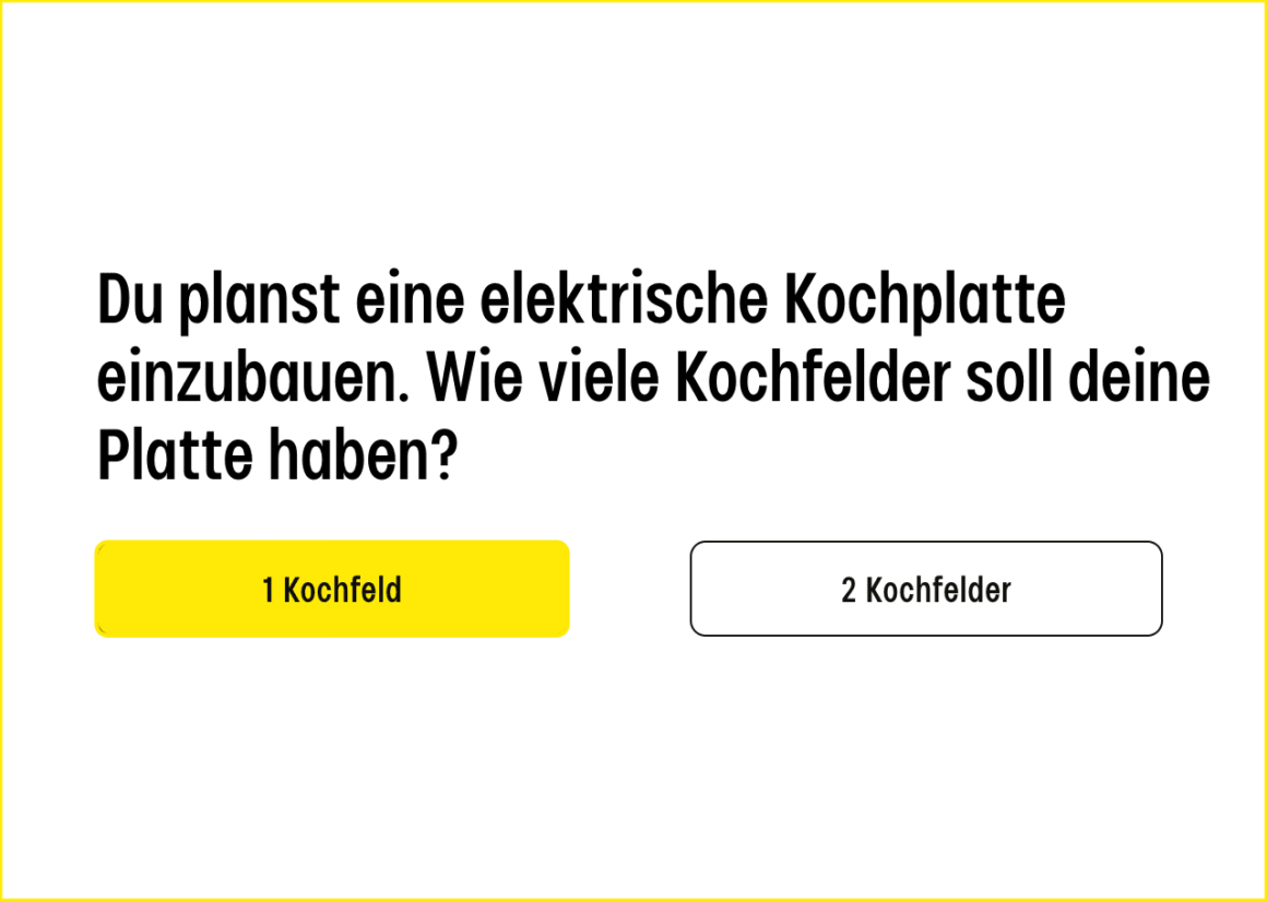 Wieviele Kochfelder nutzt du?