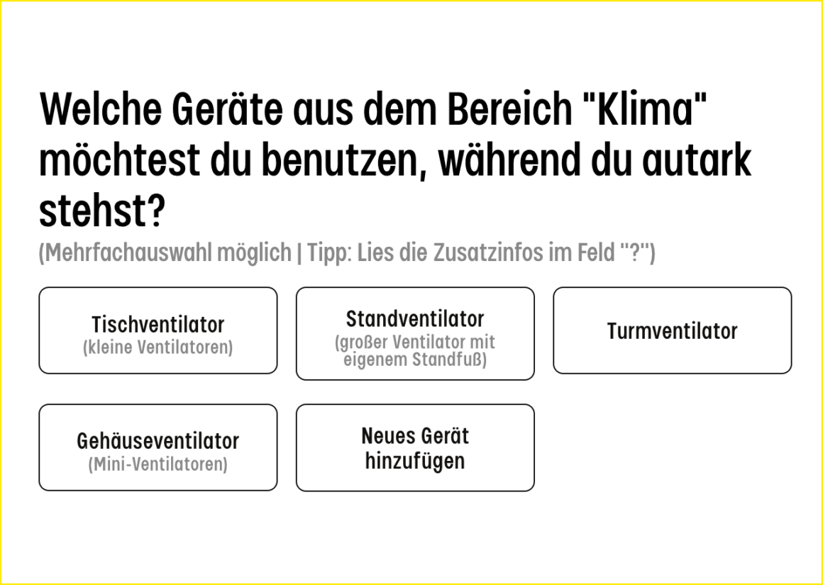"Klimageräte" auf Tour
